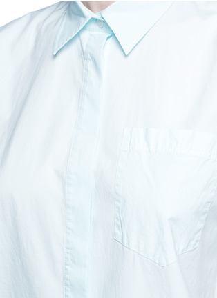 Detail View - Click To Enlarge - T BY ALEXANDER WANG - Trapeze back poplin shirt