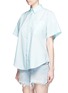 Front View - Click To Enlarge - T BY ALEXANDER WANG - Trapeze back poplin shirt