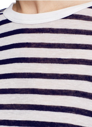 Detail View - Click To Enlarge - T BY ALEXANDER WANG - Stripe slub jersey T-shirt