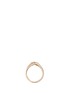 Detail View - Click To Enlarge - REPOSSI - 'Antifer' diamond 18k rose gold teardrop ring