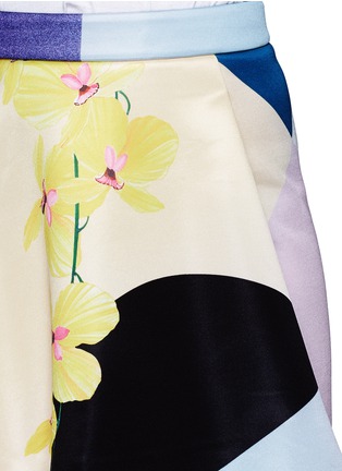 Detail View - Click To Enlarge - 3.1 PHILLIP LIM - Fold front print skirt