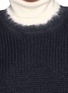 Detail View - Click To Enlarge - 3.1 PHILLIP LIM - Turtleneck rib knit wool felt panel sweater