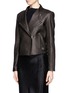 Front View - Click To Enlarge - THEORY - 'Phelan' leather biker jacket