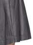Detail View - Click To Enlarge - ALICE & OLIVIA - 'Pharl' lamb leather skirt