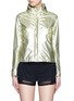 Main View - Click To Enlarge - HAUS GOLDEN GOOSE - 'K-Way Haus Catrine' concealable hood metallic windbreaker jacket