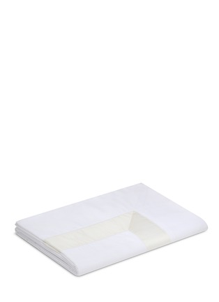 Main View - Click To Enlarge - FRETTE - Bicolore king size top sheet