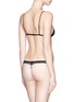 Back View - Click To Enlarge - KIKI DE MONTPARNASSE - 'Miel' stretch lace soft triangle bra