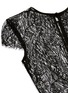 Detail View - Click To Enlarge - KIKI DE MONTPARNASSE - 'Enchante' split front lace bodysuit