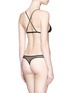 Back View - Click To Enlarge - KIKI DE MONTPARNASSE - 'Intime' mesh panel thong