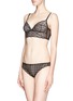 Figure View - Click To Enlarge - KIKI DE MONTPARNASSE - 'Paon' crochet briefs