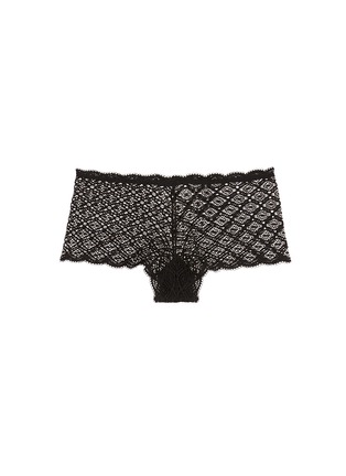 Main View - Click To Enlarge - KIKI DE MONTPARNASSE - 'Paon' crochet boy shorts