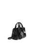 Figure View - Click To Enlarge - ALEXANDER MCQUEEN - 'Padlock' mini floral stud leather bag