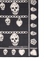 Detail View - Click To Enlarge - ALEXANDER MCQUEEN - Skull charm silk scarf