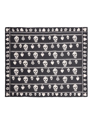 Main View - Click To Enlarge - ALEXANDER MCQUEEN - Skull charm silk scarf