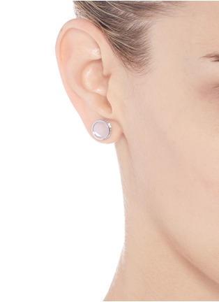 Figure View - Click To Enlarge - EDDIE BORGO - Pavé dual cone earrings