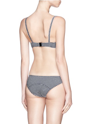 Back View - Click To Enlarge - LISA MARIE FERNANDEZ - 'Genevieve' gingham check bikini set