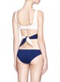 Back View - Click To Enlarge - LISA MARIE FERNANDEZ - 'Marie-Louise' crisscross wrap bikini set