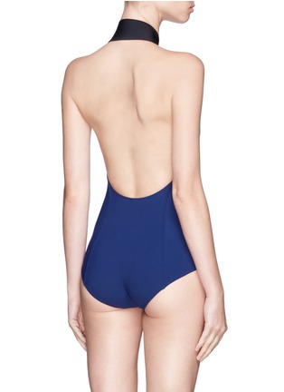Back View - Click To Enlarge - LISA MARIE FERNANDEZ - 'Maili' bonded one-piece swimsuit