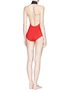 Back View - Click To Enlarge - LISA MARIE FERNANDEZ - 'Maili' bonded one-piece swimsuit