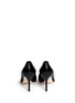 Back View - Click To Enlarge - 73426 - 'Yvette' stud toe cap leather pumps