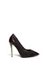 Main View - Click To Enlarge - 73426 - Mesh combo leather pumps