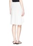 Back View - Click To Enlarge - CHLOÉ - Dip hem crepe skirt