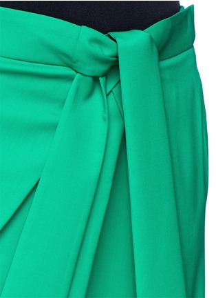 Detail View - Click To Enlarge - CHLOÉ - Bow sash light cady pants
