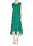 Front View - Click To Enlarge - CHLOÉ - Spring flower guipure lace dress