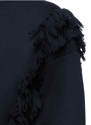 Detail View - Click To Enlarge - CHLOÉ - Frayed fringe wool sweater