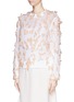 Front View - Click To Enlarge - CHLOÉ - Ribbon pompom knit sweater
