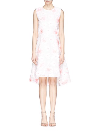 Main View - Click To Enlarge - CHLOÉ - Floral jacquard flare dress