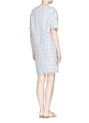 Back View - Click To Enlarge - CHLOÉ - Tweed knit tunic dress