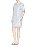 Figure View - Click To Enlarge - CHLOÉ - Tweed knit tunic dress
