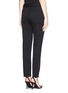 Back View - Click To Enlarge - PROENZA SCHOULER - 'Novelty' asymmetric tie croppped wool pants