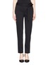 Main View - Click To Enlarge - PROENZA SCHOULER - 'Novelty' asymmetric tie croppped wool pants