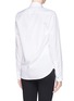 Back View - Click To Enlarge - PROENZA SCHOULER - Point collar cotton twill shirt
