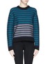 Main View - Click To Enlarge - PROENZA SCHOULER - Crisscross stripe sweater