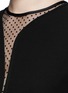 Detail View - Click To Enlarge - VICTORIA BECKHAM - Polka dot wavy cutout crepe dress