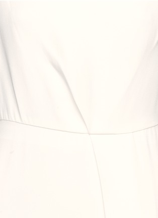 Detail View - Click To Enlarge - VICTORIA BECKHAM - Drape open back crepe gown