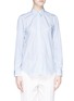 Main View - Click To Enlarge - VICTORIA BECKHAM - Stripe open back cotton shirt