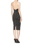 Figure View - Click To Enlarge - VICTORIA BECKHAM - Leather strap floral print dress