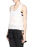 Front View - Click To Enlarge - TOGA ARCHIVES - Mesh hem tank top