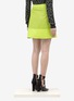 Back View - Click To Enlarge - PROENZA SCHOULER - Neon perforated leather skirt