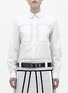 Main View - Click To Enlarge - PROENZA SCHOULER - Perforated cotton shirt