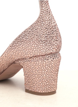 Detail View - Click To Enlarge - VALENTINO GARAVANI - Strapped crystal pumps