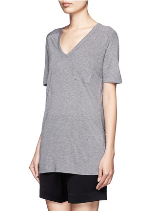 Front View - Click To Enlarge - T BY ALEXANDER WANG - Classic pocket T-shirt
