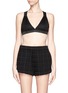 Main View - Click To Enlarge - T BY ALEXANDER WANG - Wool-blend criss cross back bra