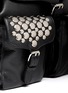 Detail View - Click To Enlarge - REBECCA MINKOFF - Selena stud inlay leather backpack