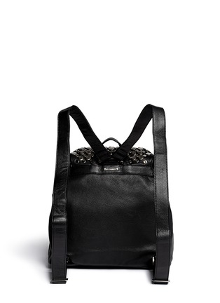 Back View - Click To Enlarge - REBECCA MINKOFF - Selena stud inlay leather backpack
