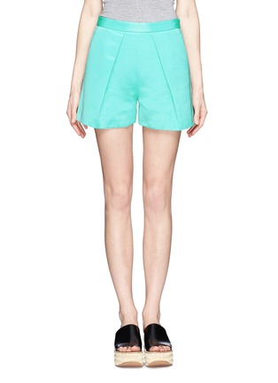 Main View - Click To Enlarge - MSGM - Sheen twill shorts